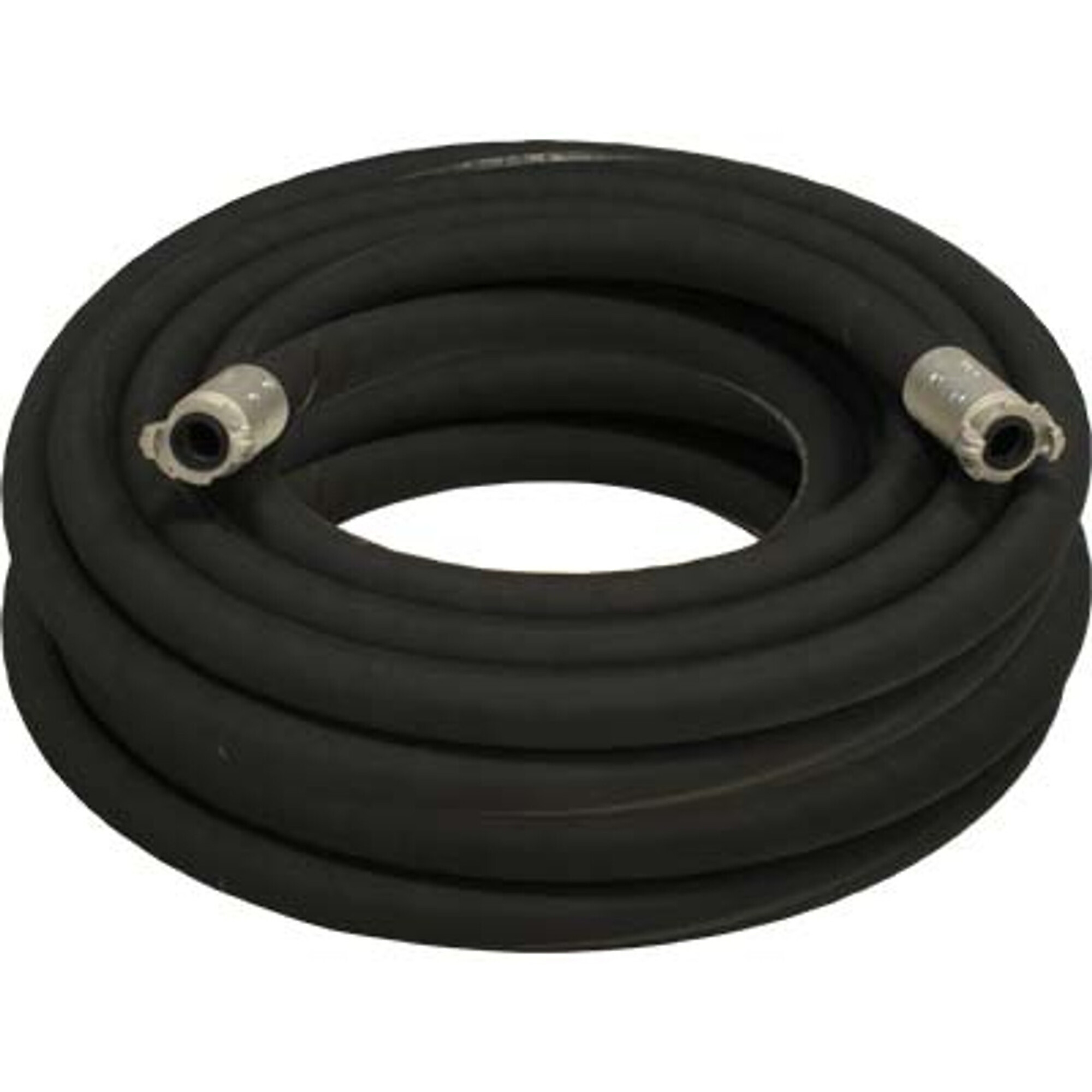 Pirate Brand Blast Hose Extension Assembly with Couplings — 1-1/4in. ID x 100ft., Model# 10-114BLK-100-4AL